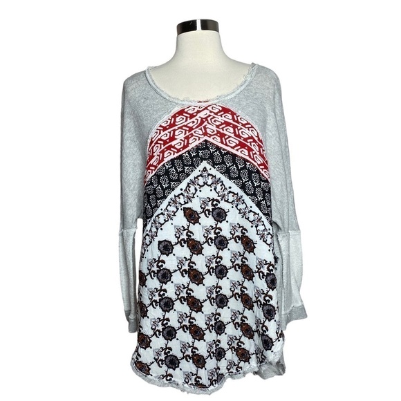 Free People Del Rey Bandana Pullover - Picture 2 of 8